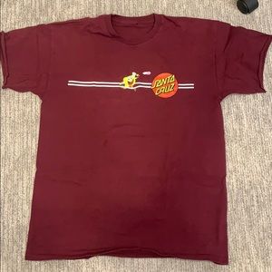 Santa Cruz spongebob t shirt